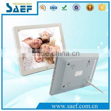 video/audio/picture/e-book frame digital photo frame 12.1 inch 1024*768 lcd advertising display