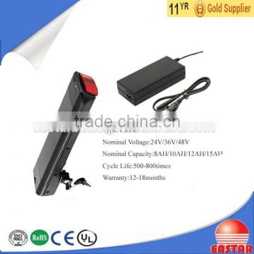 electric bike battery price lithium 24V 8Ah battery with BMS, charger for electric bike