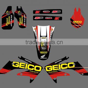 mini bike GRAPHICS kit/Dirt Bike /Motorbike/motocross GRAPHICS kit for honda Motorcycle 2008-2009 CRF250R CRF250 (DST0158)