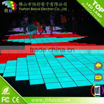 2015 new fashion color changing rechargable led starlit dance floor/led dance floor