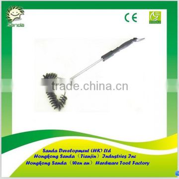 hot sale plastic handle wire grill brush