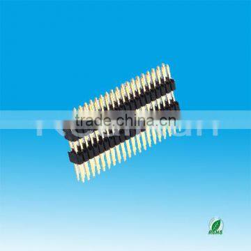 Top Quality 1.27mm Pitch Single/Double Layer Double Row DIP Pin Header Connector photo-3