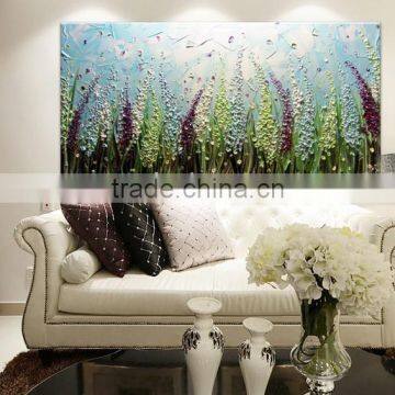 CTX-10197 modern knife painting handmade canvas wall art flower oil painting