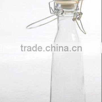 Glass Bottle With Ceramic Clip Lid