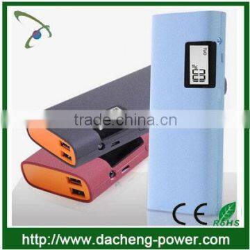 Factory hotly wholesale usb power bank 13000mah with colorful design