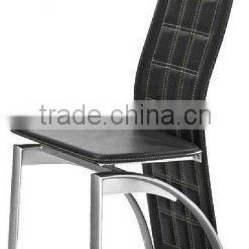 Modern Elegant Leather Metal Dining Table and Chairs Z608-1 Quality Choice