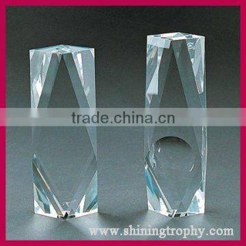 Superb Blank Crystal Cube for Holiday Souvenir