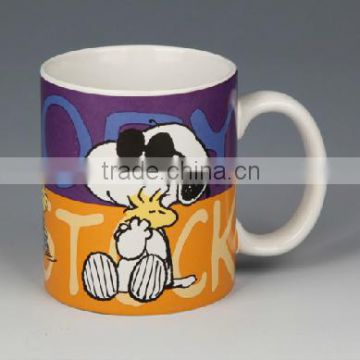 7102 Cartoon Ceramic Mug & coffee mug for promotion