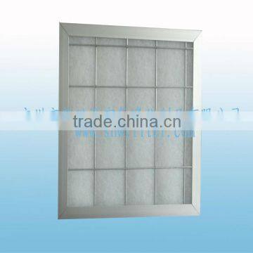 Aluminum Frame flatbed coarse dust filter mesh