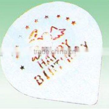 Cake decorating stencil