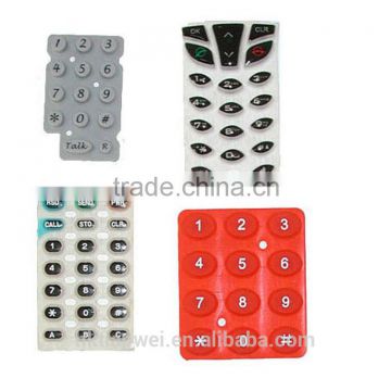 custom silicone gel keypad