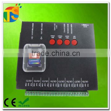 SPI signal SD card 8 output ports pixel led controller T-8000 offline control                        
                                                Quality Choice