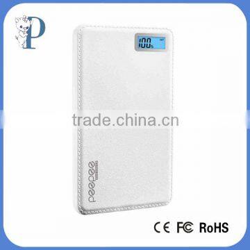 Peepee New products mobile accessories 20000mah smartphone credit card power bank charger