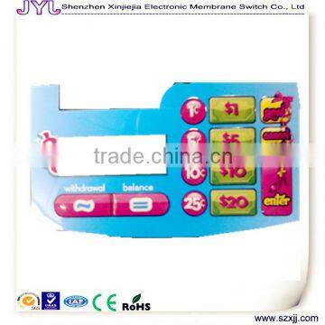 4-C printing membrane stickers Packaging Label with waterproof overly babay toys envelope