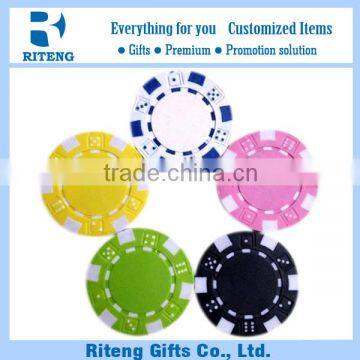 Wholesale 14g Three Tone Real Clay Poker Chips