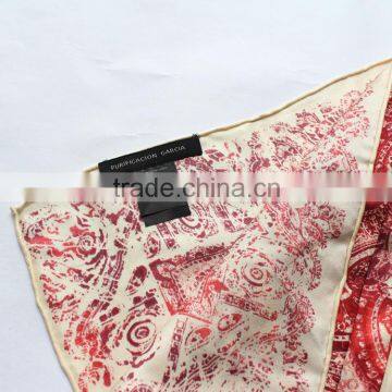 New Product Factory Direct Ladies Twill Silk Scarf Custom Printing photo-4