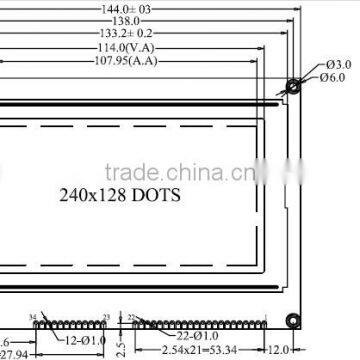 YB240128A import T6963 22 feet single row, double row 5 v color optional binding interface is optional