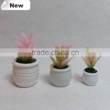 Artificial Plastic Model Flower, 2015 New Flower Pot,artificial Flower,flower Pot