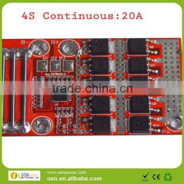 Protection Circuit Module (PCM) for BMS/PCB/PCM For 4S 12V /12.8V LiFePO4 battery pack.