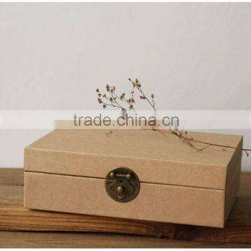 Foldable 2015 Cheap Eco friendly kraft paper cake box