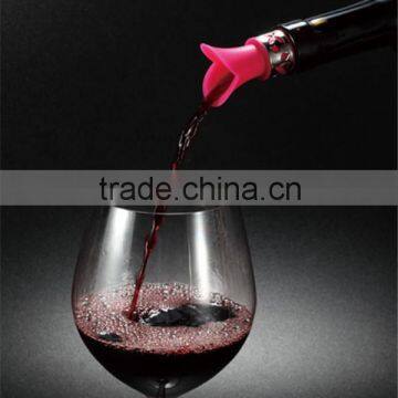 Eco-friendly Promotional Cheap Silicone Novelty Red Wine Bottle Stopper photo-5