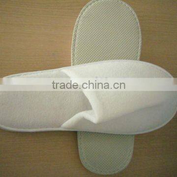 hotel 100% cotton velvet slipper