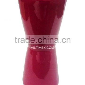 Coiled bamboo flower pot - special bamboo vase
