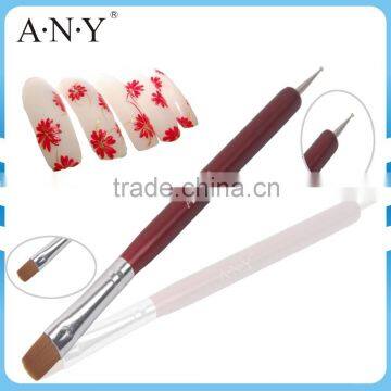 ANY Nail Art French Nails Painting Using Wood Handle UV Gel Art French Brush for Nail Art