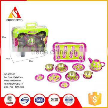 Directly export cup&kettle folwer tea set toy