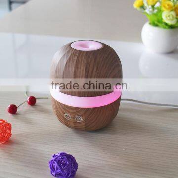 Home Appliances Humidifier Wood Grain Colorful Night Light Aroma Diffuser Machine