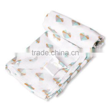 100% Cotton Soft Comfortable Baby Swaddle 46*46 Newborn Fashion Muslin Blanket Wrap