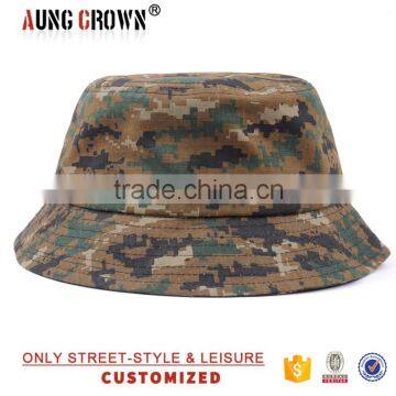 wholesale desert camo bucket hats with stripe