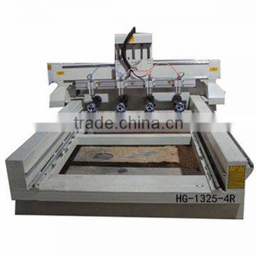 HG-1325-4R China famous brand on sale 2014 newest 4d woodworking cnc router