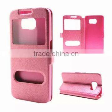 Dual Window View Flip Cover for Samsung S6