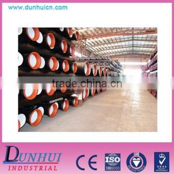 High quality Round Shape and Ductile Iron Material cement lined ductile iron pipe