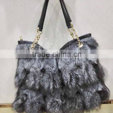 Luxury Design Fox Fur Handbag for Women photo-2