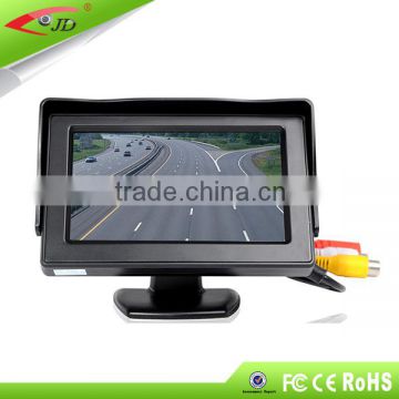 12V DC stand alone car monitor/4.3 inch car TFT LCD rearview monitor