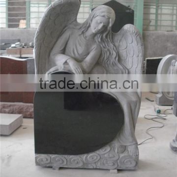 angel heart headstone monument tombstone