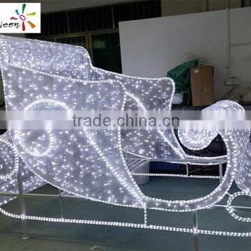 Christmas decoration led light dreamlike carriage beautiful big outdooor decoration led light                        
                                                                                Supplier's Choice