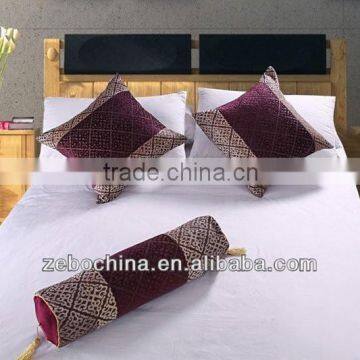 Nantong Factory Price White Color Wholesale Hotel Design Cotton Bed Sheet photo-4