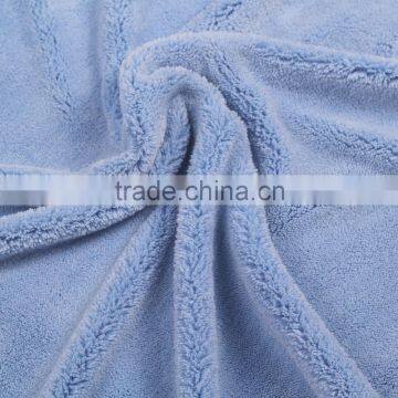 2016 high quality super soft Single-faced coral fleece Fabric for Floor cleaning towel on sale