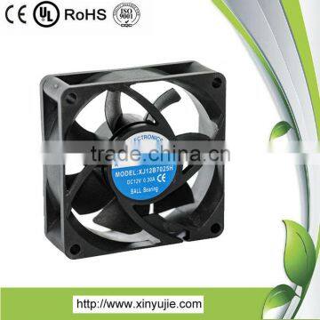 XJ7025 70MM pc cooler cooling fan 70mm waterproof fan