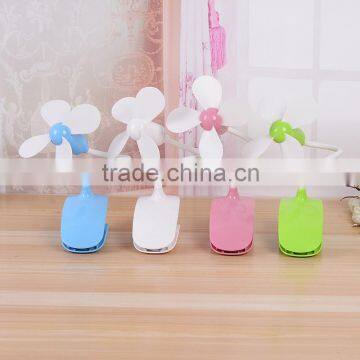 Factory price lovely charging usb fan, usb portable fan,desk usb fan