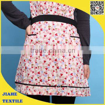 Fashion Long Bib Apron With Wide Bowknot Neck Band photo-5