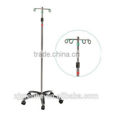 Hospital Stainless Steel Drip Stand I.V.Poles