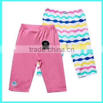 2016 Wholesale Summer Comfortable Cotton Colorful baby girl pants