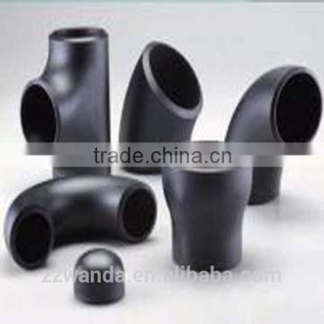 ASTM A234 WPB weld schedule 40 black steel pipe fittings