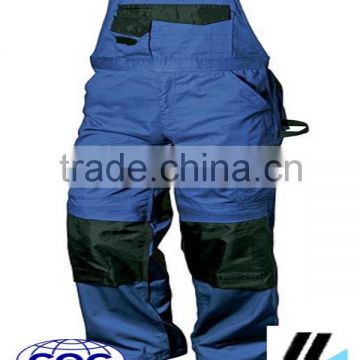 assorted colors bib work cargo pant overalls