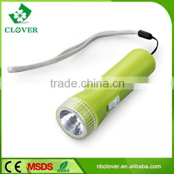 Made in China 1W LED portable and powerful plastic led flashlight