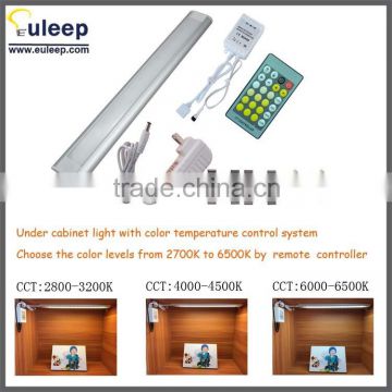 Cold white LED bar light ,aluminum led cabinet light with color temperature control system for retail,LED driver with CE